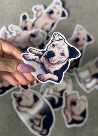 Personalizowane naklejki z twoim psem