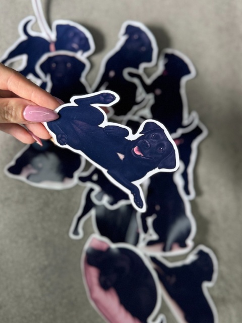 Personalizowane naklejki z twoim psem