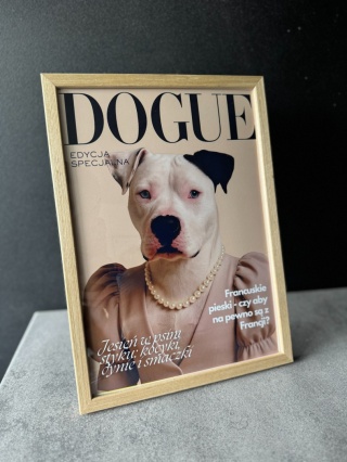 Plakat - twój pies na okładce magazynu