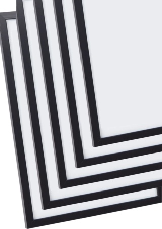 Ramka izdobna A4, czarny