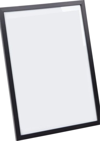 Ramka izdobna A4, czarny