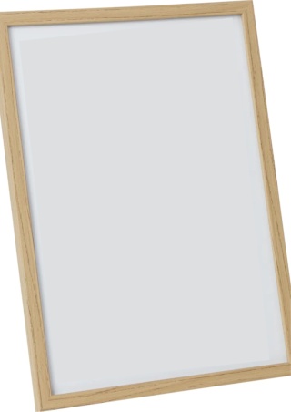 Ramka ozdobna A4, brąz