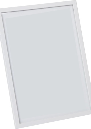 Ramka ozdobna A4, biały