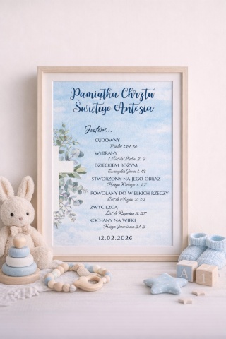 Pamiątka Chrztu Świętego, Jestem...