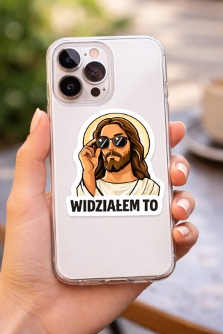 Naklejka - widziałem to