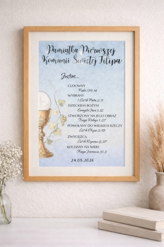 Pamiątka Komunijna, Jestem...