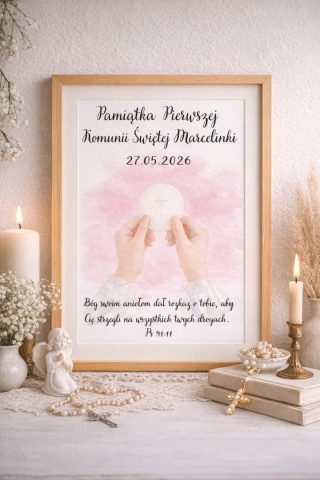 Pamiątka Komunijna, Hostia