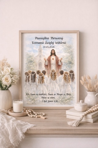 Pamiątka Komunijna, dzieci