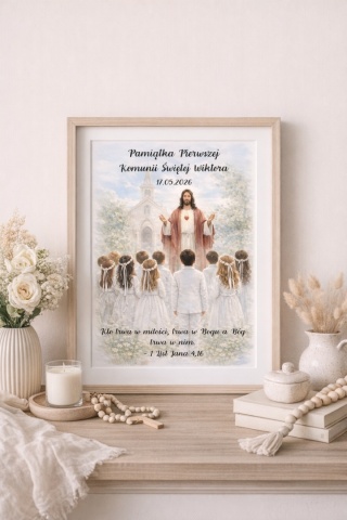 Pamiątka Komunijna, dzieci